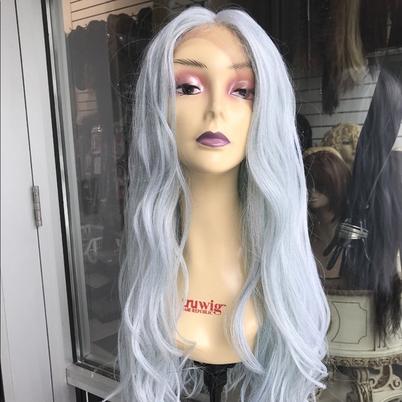 Mint green Swisslace Lacefront wig main image 8